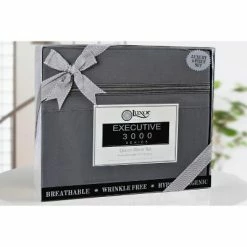 Best reviews of 🧨 5-Line Embroidered Microfiber Wrinkle-Resistant Deep Pocket Sheet Set - Blue Nile Mills 🎁