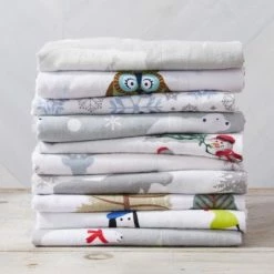 Hot Sale 🌟 Great Bay Home 100% Cotton Printed Flannel Sheet Set 🎉 -Sheets & Pillowcases Sales Shop unnamed file 4238