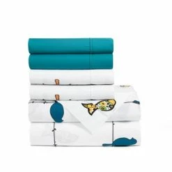 Brand new 😀 Lush Decor 6pc Rowley Birds Patterned Sheet Set - Lush Décor Yellow/blue ⌛ -Sheets & Pillowcases Sales Shop unnamed file 4248