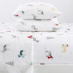 Wholesale 🎉 Great Bay Home 100% Cotton Flannel Holiday Printed Sheet Set ⭐ -Sheets & Pillowcases Sales Shop unnamed file 4295