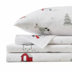 Wholesale 🎉 Great Bay Home 100% Cotton Flannel Holiday Printed Sheet Set ⭐ -Sheets & Pillowcases Sales Shop unnamed file 4296