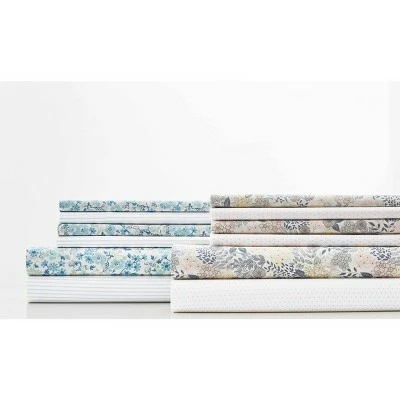 Coupon βοΈ 6pc Printed Pattern Percale Cotton Sheet Set - Laura Ashley Blue Floral π― 2 Coupon βοΈ 6pc Printed Pattern Percale Cotton Sheet Set - Laura Ashley Blue Floral π― - Image 2