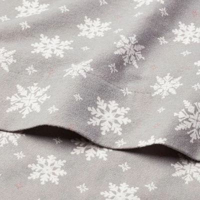 Budget 🎁 Holiday Pattern Flannel Sheet Set - Threshold™ Skiing Dogs ✔️ 2 Budget 🎁 Holiday Pattern Flannel Sheet Set - Threshold™ Skiing Dogs ✔️ - Image 2