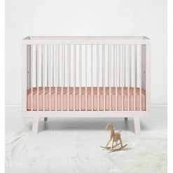 Cheapest ⌛ Bacati - Solid Coral Pink 100 percent Cotton Universal Baby US Standard Crib or Toddler Bed Fitted Sheet 😀 -Sheets & Pillowcases Sales Shop unnamed file 439