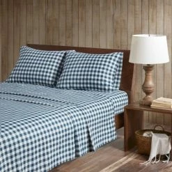 Discount ❤️ Woolrich Patterned Flannel Sheet Set Tan Cars 😍
