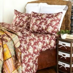 Coupon ✔️ The Lakeside Collection Lakeside Harvest Floral Motif Bed Sheet Set with Pillowcases 🔔
