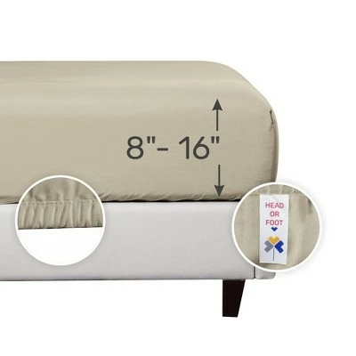 Deals ๐ Luxury Bed Sheet Set | 1000 Thread Count 100% Cotton Sateen | Soft, Thick & Deep Pockets by California Design Den โ๏ธ 2 Deals ๐ Luxury Bed Sheet Set | 1000 Thread Count 100% Cotton Sateen | Soft, Thick & Deep Pockets by California Design Den โ๏ธ - Image 2