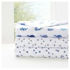 Wholesale 💯 Mi Zone Microfiber Printed Sheet Set Blue 🌟 -Sheets & Pillowcases Sales Shop unnamed file 4452