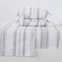 Best Sale 🌟 Great Bay Home 100% Cotton Heavyweight Flannel Sheet Set 🤩 -Sheets & Pillowcases Sales Shop unnamed file 4499