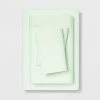 Discount 🎁 California King Cotton Percale Solid Sheet Set Mint - Opalhouse™ 👍