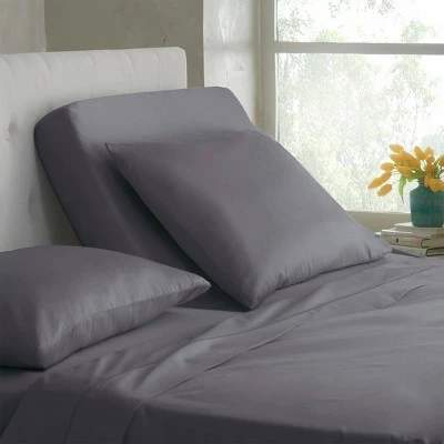 Flash Sale π Split King 300 Thread Count Organic Cotton Solid Sheet Set with 19" Pocket - Modern Living Blue π― 5 Flash Sale π Split King 300 Thread Count Organic Cotton Solid Sheet Set with 19" Pocket - Modern Living Blue π― - Image 5