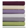 Outlet ⭐ Long Staple Cotton Percale Deep Pocket Solid Sheet Set 350 Thread Count - Tribeca Living® White ⭐