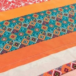 Best Pirce ⭐ Lush Decor 6pc Boho Stripe Patterned Sheet Set - Lush Décor Turquoise/tangerine 😀 -Sheets & Pillowcases Sales Shop unnamed file 4595