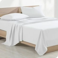 New 🎉 Bare Home 400 Thread Count Organic Cotton Percale Bed Sheet Set ⭐