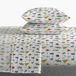 Cheapest 👍 Saturday Park Robots Sheet Set 👏