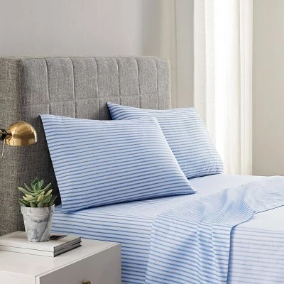 Budget π 2pk Sheet Set - Lemon Tree Blue/blue Stripe π 1 Budget π 2pk Sheet Set - Lemon Tree Blue/blue Stripe π