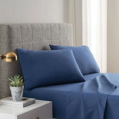 Budget π 2pk Sheet Set - Lemon Tree Blue/blue Stripe π 2 Budget π 2pk Sheet Set - Lemon Tree Blue/blue Stripe π - Image 2