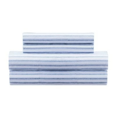 Budget π 2pk Sheet Set - Lemon Tree Blue/blue Stripe π 3 Budget π 2pk Sheet Set - Lemon Tree Blue/blue Stripe π - Image 3