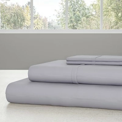 Brand new ๐ Hastings Home Brushed Microfiber Sheet Set With Pillowcase, Flat, and Fitted Sheets - Twin, 3-Piece, Silver Gray ๐ 2 Brand new ๐ Hastings Home Brushed Microfiber Sheet Set With Pillowcase, Flat, and Fitted Sheets - Twin, 3-Piece, Silver Gray ๐ - Image 2