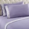 Cheap ⭐ Shavel Micro Flannel Shavel Durable & High Quality Luxurious Lace-Edged Sheet Set Including Flat Sheet, Fitted Sheet & Pillowcase ❤️