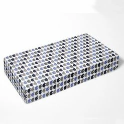 Cheap ⭐ Bacati - Elephant Blue, Navy, Gray 100 percent Cotton Universal Baby Crib or Toddler Bed Fitted Sheet ✨