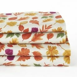 Hot Sale ✨ The Lakeside Collection Lakeside Country Leaves Bed Sheet Set with Coordinating Pillowcases 🎉