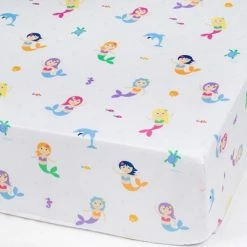 Brand new 🤩 Wildkin Mermaids Microfiber Fitted Crib Sheet 😀