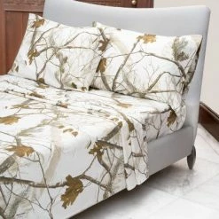 Coupon 🧨 All Purpose Snow Camouflage Print Sheet Set - Realtree 👏