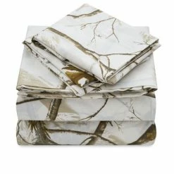 Coupon 🧨 All Purpose Snow Camouflage Print Sheet Set - Realtree 👏 -Sheets & Pillowcases Sales Shop unnamed file 4809