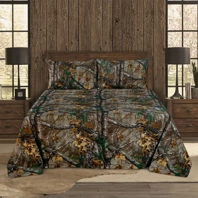Hot Sale 💯 Xtra Camouflage Print Sheet Set - Realtree ❤️ 7 Hot Sale 💯 Xtra Camouflage Print Sheet Set - Realtree ❤️ - Image 7