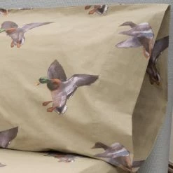 Best Pirce 🎉 Printed Pattern Sheet Set Duck Approach - Blue Ridge Trading ❤️ -Sheets & Pillowcases Sales Shop unnamed file 4829