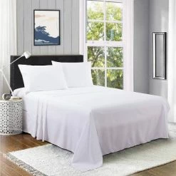 Best Pirce 🌟 BOSTON LINEN CO. Microfiber Solid Sheet Set White - Boston Linen Co ✔️ -Sheets & Pillowcases Sales Shop unnamed file 4842