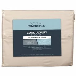 Outlet 😍 400 Thread Count Cool Luxury Sheet Set - Tempur-Pedic Gray 🤩