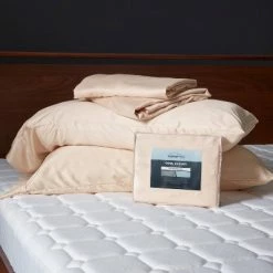 Outlet 😍 400 Thread Count Cool Luxury Sheet Set - Tempur-Pedic Gray 🤩 -Sheets & Pillowcases Sales Shop unnamed file 4893