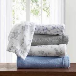 Best deal 🧨 Plush Fleece Sheet Set - Laura Ashley Gray 🤩 -Sheets & Pillowcases Sales Shop unnamed file 4927