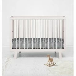 Outlet ❤️ Bacati - Gray Arrows 100 percent Cotton Universal Baby US Standard Crib or Toddler Bed Fitted Sheet ✔️ -Sheets & Pillowcases Sales Shop unnamed file 495