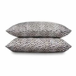 Buy 🎁 Leopard Print Satin Sheet Set Charcoal - Betseyville 🤩
