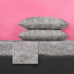 Buy 🎁 Leopard Print Satin Sheet Set Charcoal - Betseyville 🤩 -Sheets & Pillowcases Sales Shop unnamed file 4973