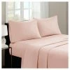 Hot Sale ⭐ Madison Park Queen 3M Microcell All Season Moisture Wicking Lightweight Sheet Set Blushing 🎉