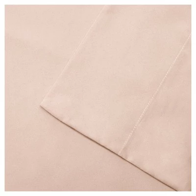 Hot Sale ⭐ Madison Park Queen 3M Microcell All Season Moisture Wicking Lightweight Sheet Set Blushing 🎉 2 Hot Sale ⭐ Madison Park Queen 3M Microcell All Season Moisture Wicking Lightweight Sheet Set Blushing 🎉 - Image 2