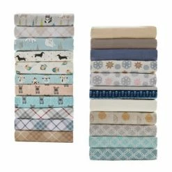 Hot Sale 😍 True North By Sleep Philosophy Cozy Flannel Sheet Set Multi Leaves ⌛