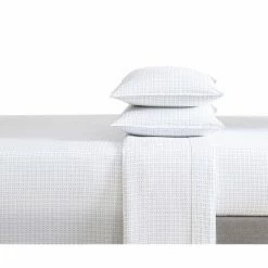 Hot Sale ❤️ Printed Pattern Sheet Set - Azalea Skye Blue Triangle 🎉 -Sheets & Pillowcases Sales Shop unnamed file 5064