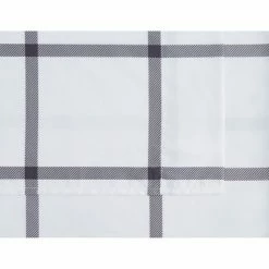 Budget ❤️ Printed Windowpane Sheet Set - Truly Soft Charcoal ⌛