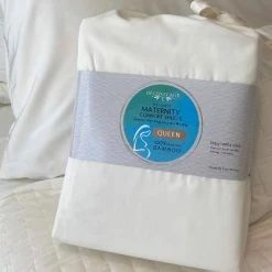 Outlet 🎁 300 Thread Count 100% Rayon from Bamboo Undyed Maternity Sheet Set Ivory - BedVoyage 🛒 -Sheets & Pillowcases Sales Shop unnamed file 5087