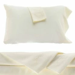 Outlet 🎁 300 Thread Count 100% Rayon from Bamboo Undyed Maternity Sheet Set Ivory - BedVoyage 🛒 -Sheets & Pillowcases Sales Shop unnamed file 5088
