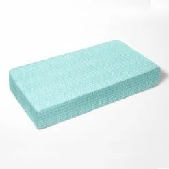 Wholesale ๐งจ Bacati - Safari Animals Aqua Grid Print 100 percent Cotton Universal Baby US Standard Crib or Toddler Bed Fitted Sheet ๐งจ