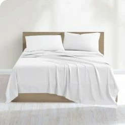 Cheapest ⭐ Bare Home 400 Thread Count Organic Cotton Twill Bed Sheet Set ✔️