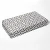 New ✨ Bacati - Gray Aztec Print Diamonds 100 percent Cotton Universal Baby US Standard Crib or Toddler Bed Fitted Sheet 😍