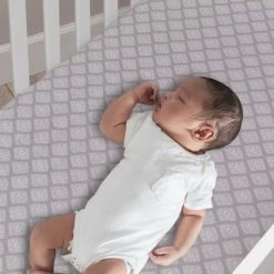 Top 10 ✨ Lambs & Ivy Signature Gray Diamond Medallion Organic Cotton Fitted Crib Sheet ⭐