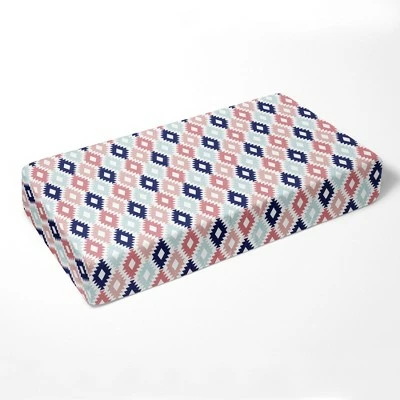 Best Pirce π Bacati - Aztec Print Kilim Coral Mint Navy 100 percent Cotton Universal Baby US Standard Crib or Toddler Bed Fitted Sheet β 1 Best Pirce π Bacati - Aztec Print Kilim Coral Mint Navy 100 percent Cotton Universal Baby US Standard Crib or Toddler Bed Fitted Sheet β
